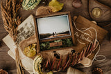 4 x 6 sliding lid photo box + compartment