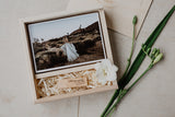 4 x 6 sliding lid photo box + compartment