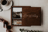 4 x 6 sliding lid photo box + compartment