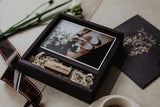 4 x 6 sliding lid photo box + compartment