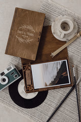 4 x 6 book  photo box + compartment