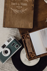 4 x 6 book  photo box + compartment