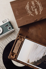 4 x 6 book  photo box + compartment