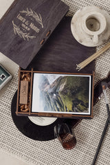 4 x 6 book  photo box + compartment