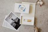Custom color print on USB or box