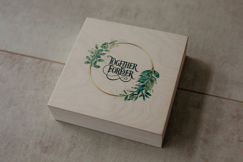 Custom color print on USB or box
