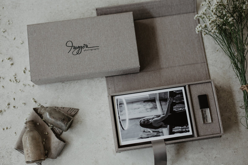 Custom color print on USB or box