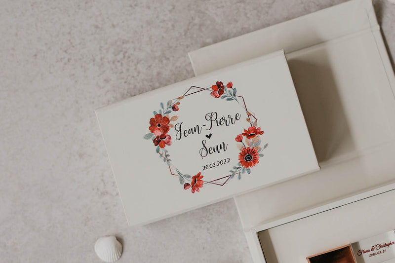 Custom color print on USB or box