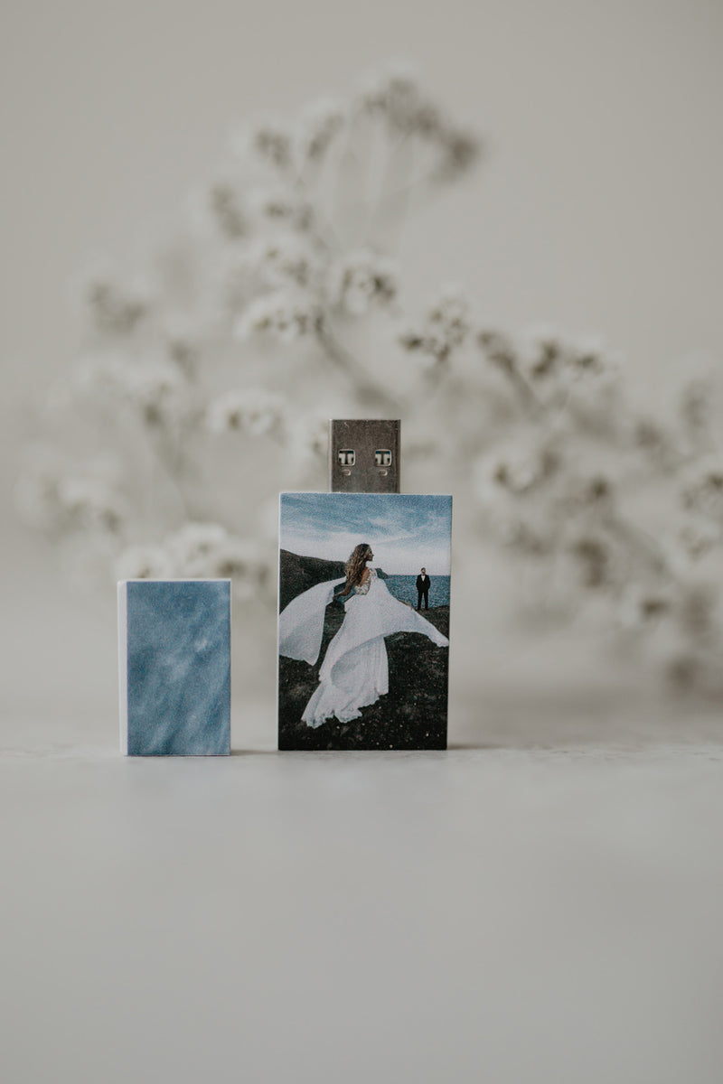 Custom color print on USB or box
