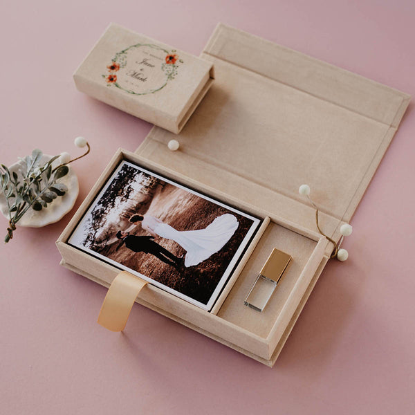 4 x 6 Velvet photo box
