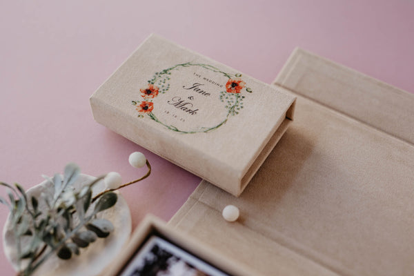 4 x 6 Velvet photo box