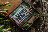 4 x 6 yoga square  photo box + compartment