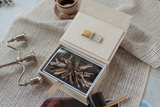 4 x 6 Linen flip photo box