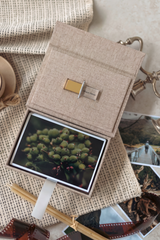 4 x 6 Linen flip photo box