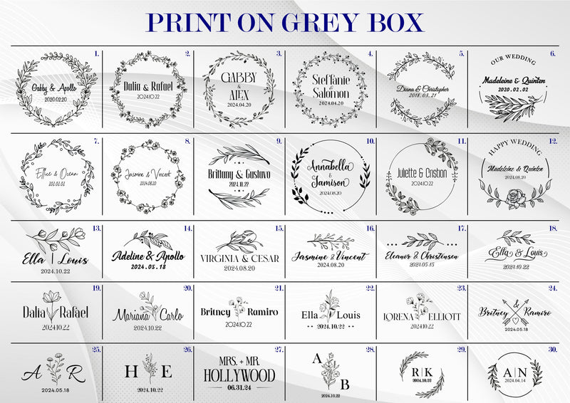 4 x 6 Velvet photo box