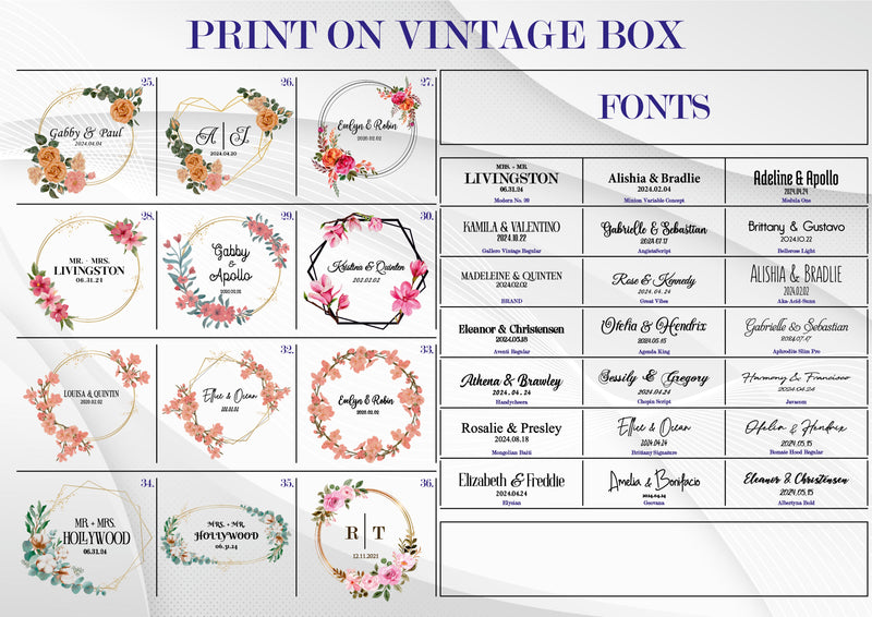 Custom color print on USB or box