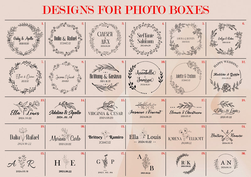 5 x 7 sliding lid photo box + compartment