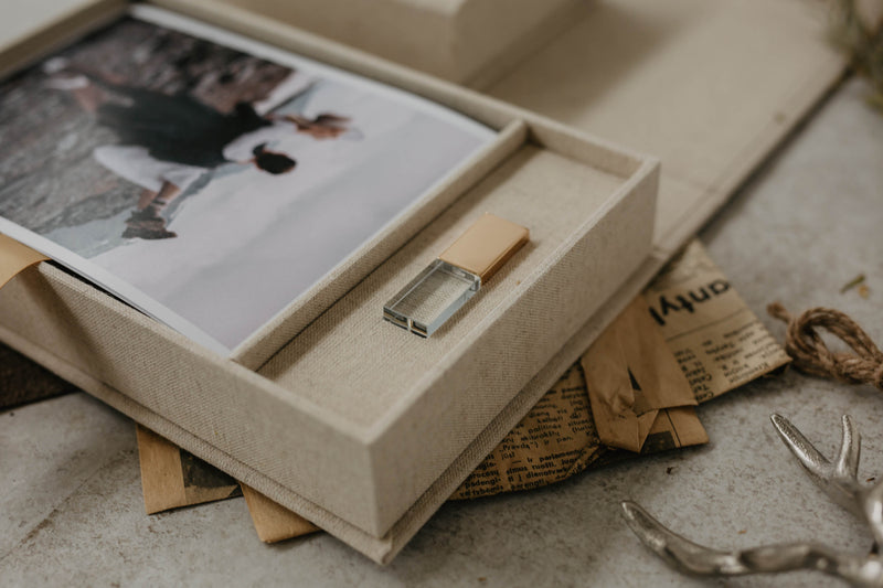 6 x 8 Fabric photo box