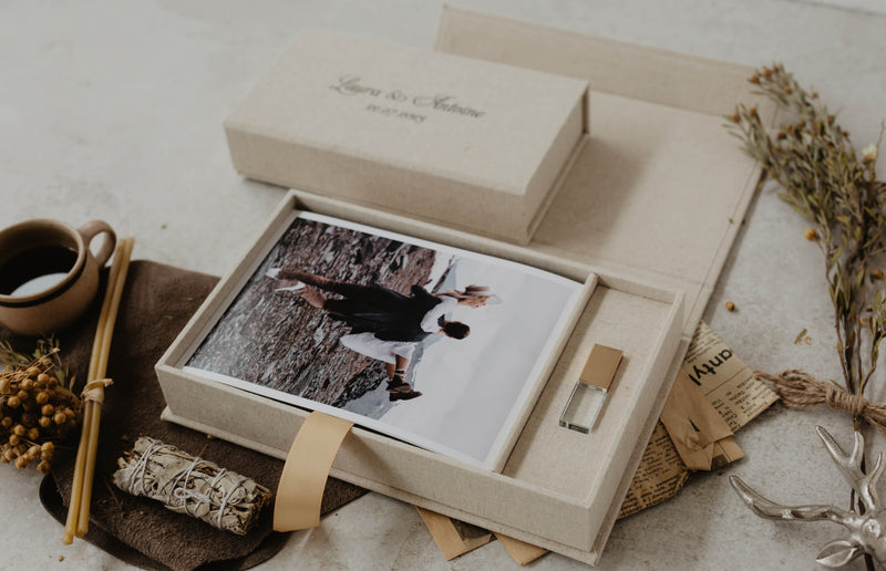 6 x 8 Fabric photo box
