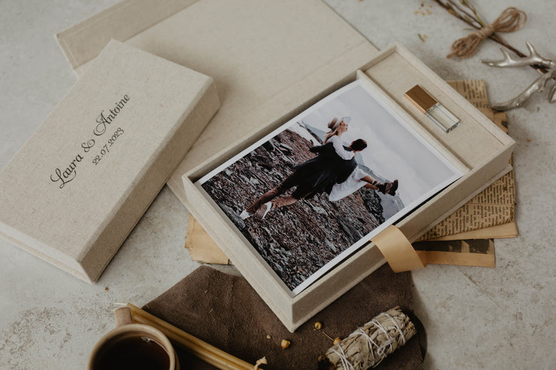 6 x 8 Fabric photo box